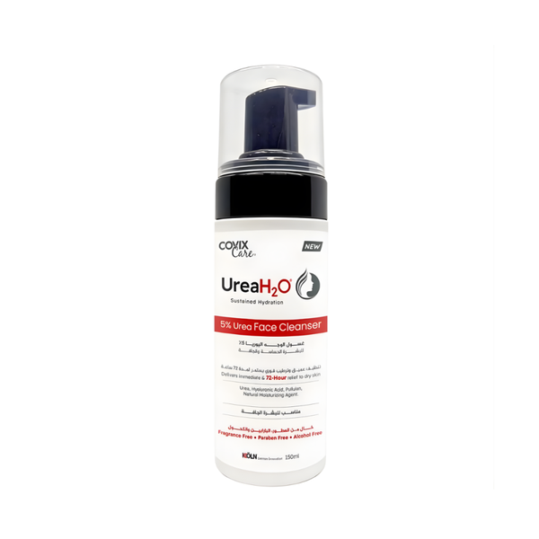 Covix Kofix Urea 5% Facial Wash, Moisturizing Cleanser, 150ml