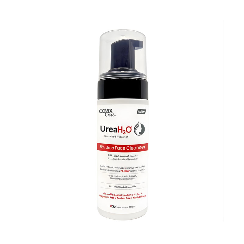Covix Kofix Urea 5% Facial Wash, Moisturizing Cleanser, 150ml