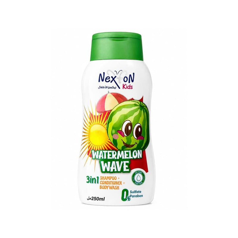 Kids 3 in 1 Shampoo Conditioner and Body Wash Watermelon Nexton 250ml