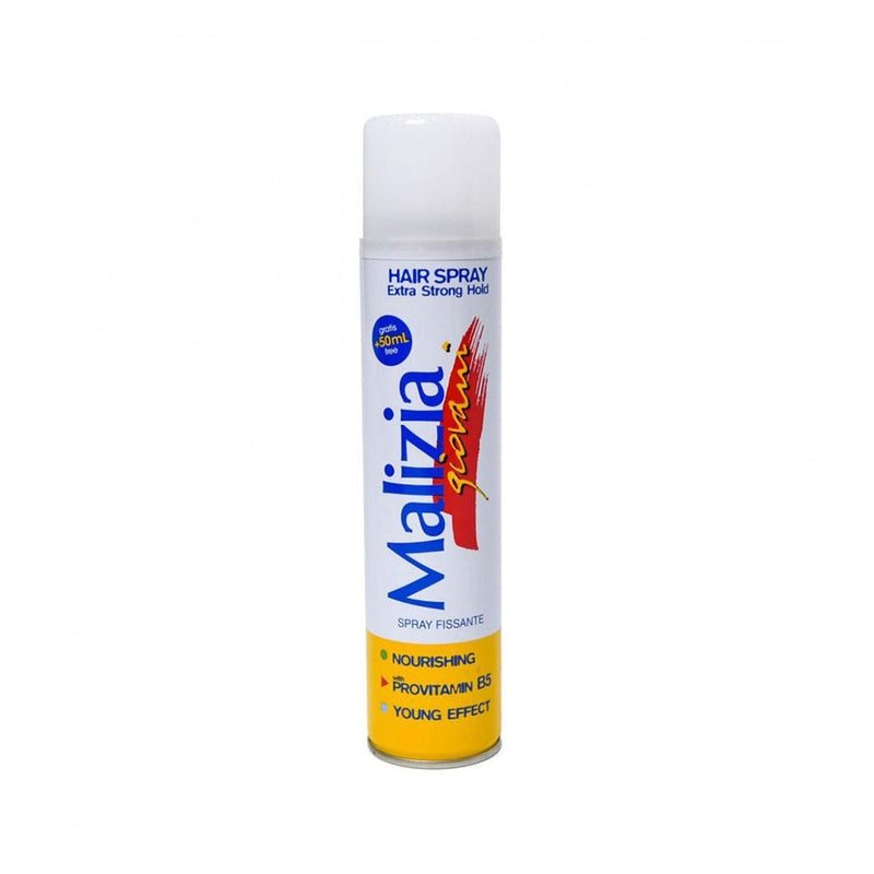 Hair Spray Extra Strong Hold Anti-Frizz Pro-Vitamin B5 Malizia 250ml