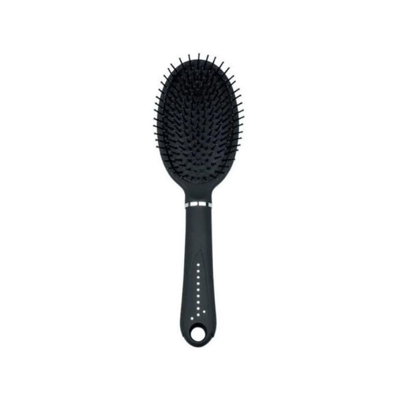 Round Cushioned Hairbrush for Fine Hair - Titania No. 1401 Black