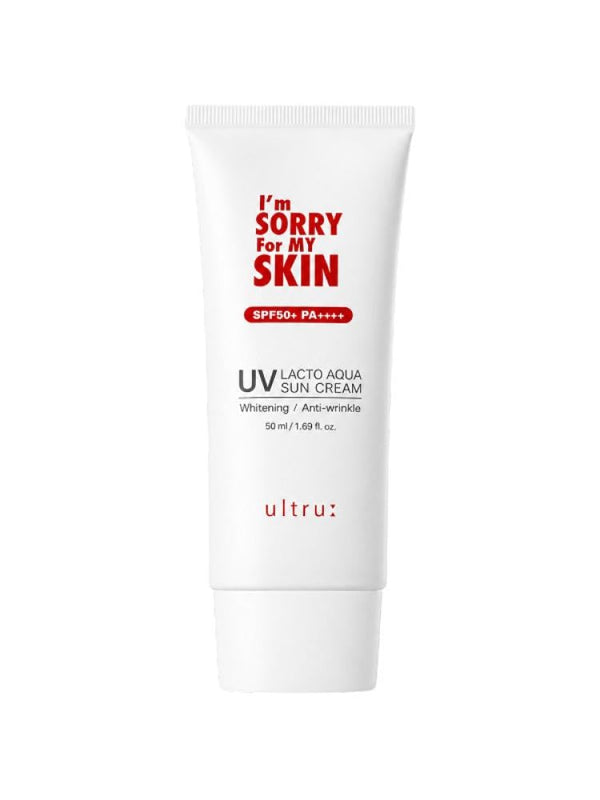 Sun Cream SPF 50 Lacto Aqua Moisturising Face Protection I'm Sorry For My Skin 5