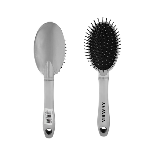 Detangling Hairbrush Silver Frizz Reduction Marwai 1 Piece