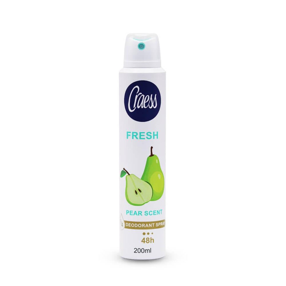 Craess Deodorant Spray Pear Scent 48h Protection 200ml