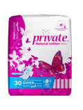 Maxi Pads with Wings Large Feminine Pads Private 30 Pads