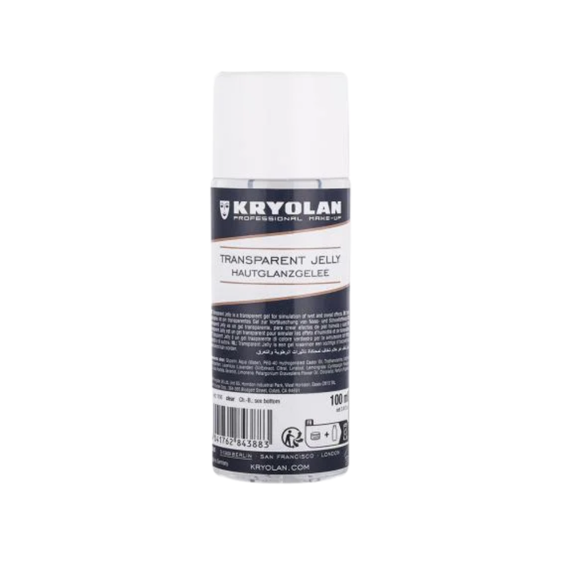 Clear Face Gel Soothing and Lightweight Kryolan 100ml