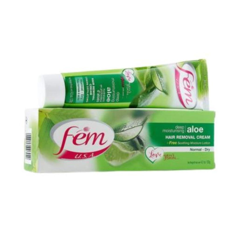 Aloe Vera Hair Removal Cream Normal and Dry Skin Fem 120g