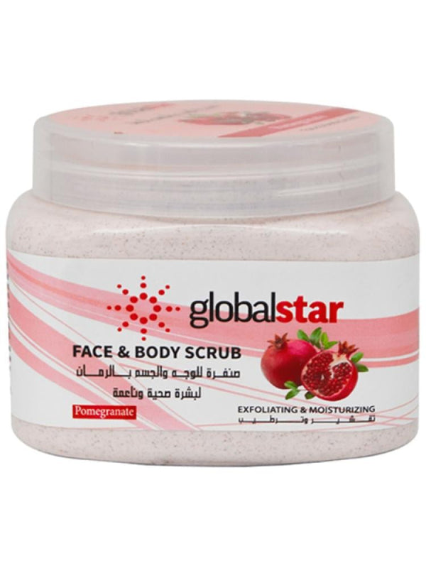 Face and Body Scrub Pomegranate Exfoliating Global Star 500ml