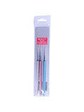 Salon System Nail Art Detail & Design Brushes - 3 Pieces | Assorted Colors