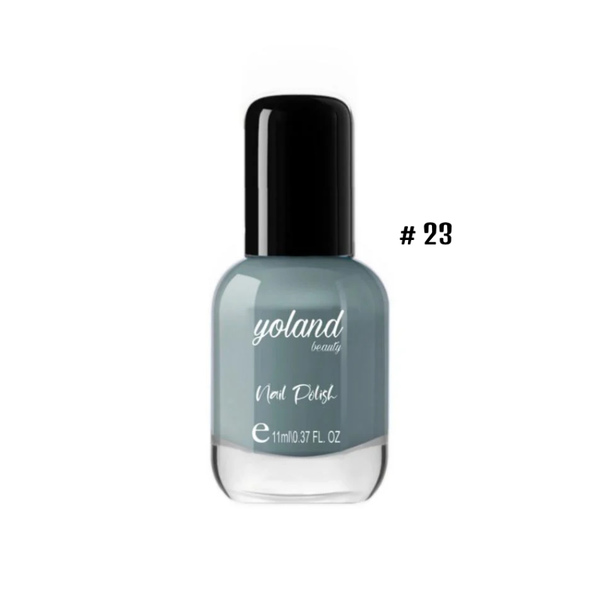 Yolande Beauty Nail Polish, Quick-Drying, Glossy Finish, Shade 23