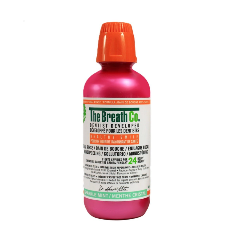 Refreshing Mint Oral Rinse - The Breath Co - 500ml
