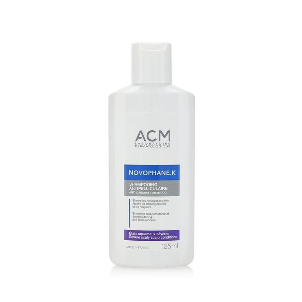 ACM Novophane K Anti-dandruff Shampoo for Itchy Scalp 125ml
