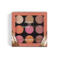 Inglot Rosie Peach Ambition Eyeshadow Palette, 9 Shades, Matte Shimmer