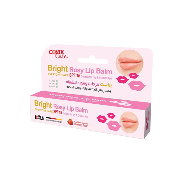 Moisturizing Lip Balm SPF 15 Strawberry Tinted Protection Covix 15ml