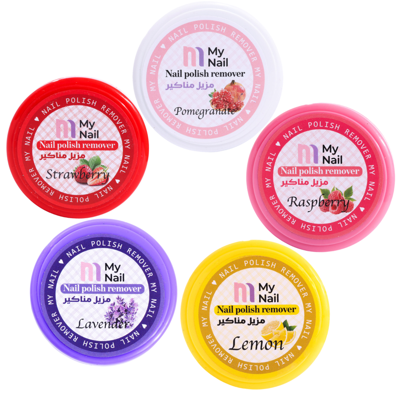 My Nail Nail Polish Remover Wipes Set - 5 Scents