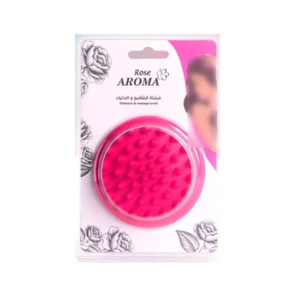 Scalp Massage Shampoo Brush, Rose Aroma, Ergonomic Shower Hair Washing Tool