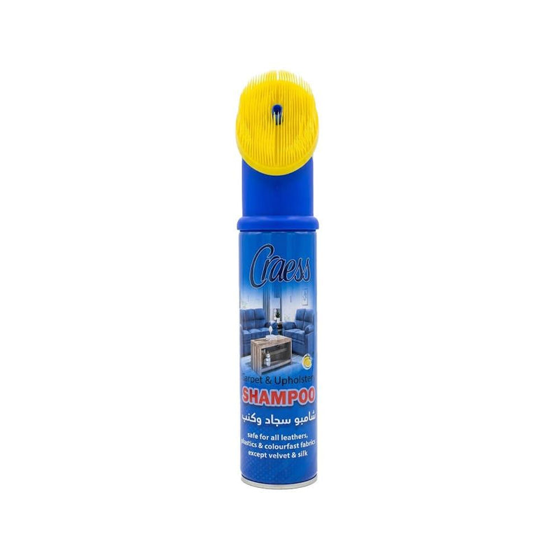 Best Carpet Cleaner Shampoo with Brush Lemon Scent Craess 400ml