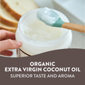 Organic Coconut Oil Unrefined Nourishing Vitamin E Nature's Way 453g