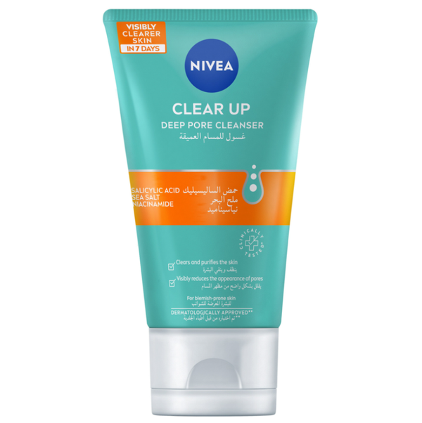 Clear Up Deep Pore Cleanser Oil Control Nivea 150ml