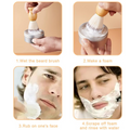 Maxdona Shaving Brush Ergonomic Handle Soft Bristles Foam Applicator