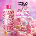 Cosmo Marshmallow Body Care Set - Shower Gel, Body Scrub, Hand Cream