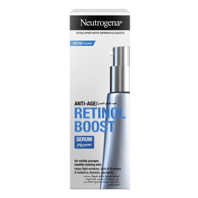 Retinol Face Serum Smoothing Texture Refining Formula Neutrogena 30ml