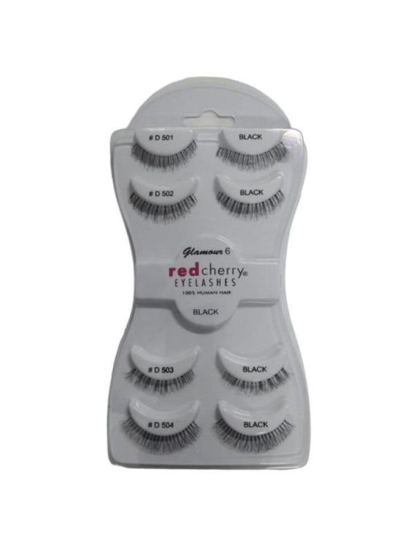 Best False Eyelashes Online Natural Look Red Cherry 4-in-1 Black Set Glamour6