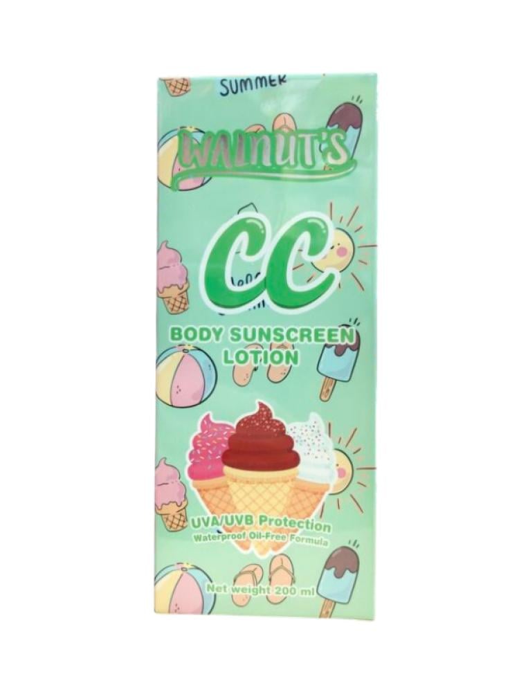 Sunscreen Body Lotion SPF 50 Tinted Protective Formula Walnut's 200ml