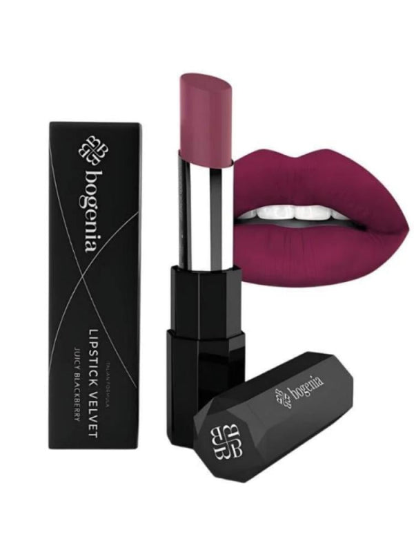 Matte Liquid Lipstick Velvet Cream 119 Juicy Blackberry Bogenia 4g