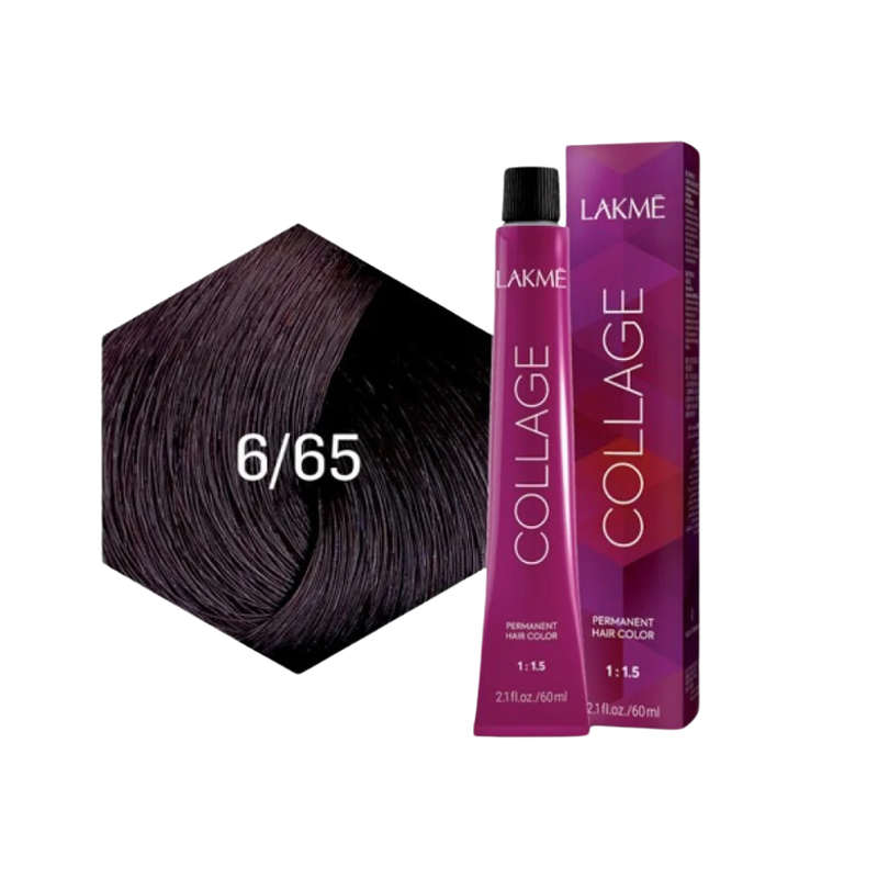 Lakme Permanent Hair Color Dark Blonde Chestnut 6.65 60ml