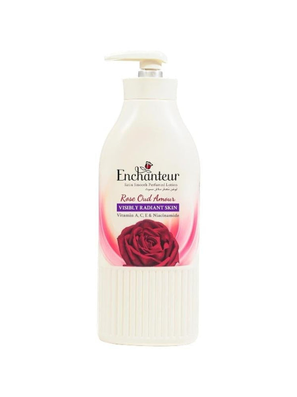 Body Lotion for Dry Skin Rose Oud Amour Perfumed Enchanteur 500ml
