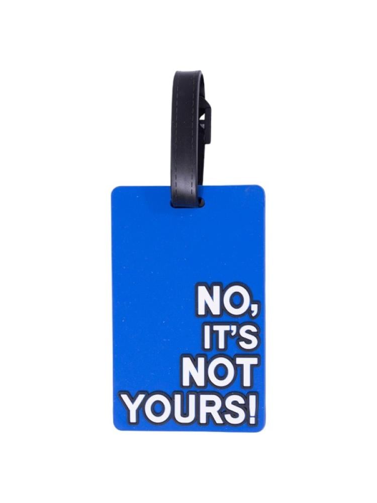 Solo Go Luggage Tag - Information Add-on - Blue