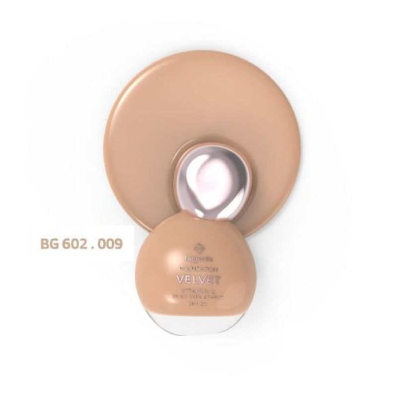 Bogenia Velvet Matte Foundation, Warm Tone, Light Texture, Even Skin Tone