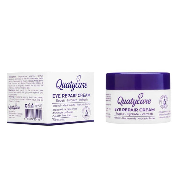 Best Under Eye Cream for Dark Circles Retinol Niacinamide Quatycare 15ml