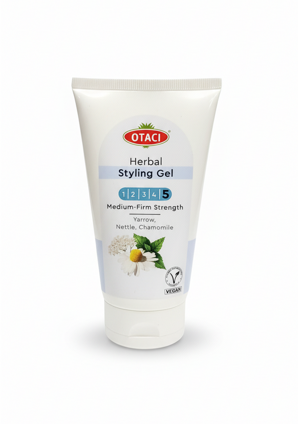 Herbal Hair Gel for Men Strong Strength Styling Formula Otaci 150ml