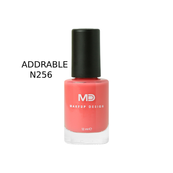 Md Adrobel Nail Polish N256, 12ml, Quick-Dry, Long-Lasting Vibrant Color