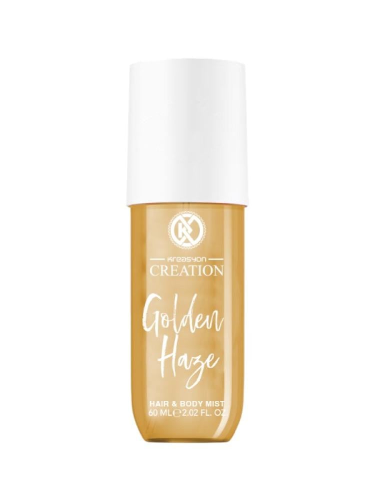Hair Fragrance Mist Golden Haze Hair & Body Mist Kreasyon Creation 60ml