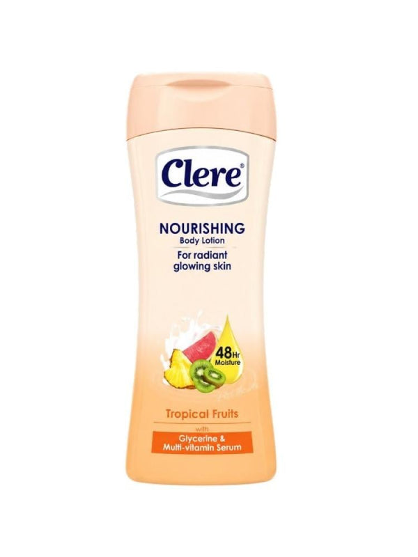 Glowing Skin Body Lotion Nourishing Tropical Fruits Clere 400ml