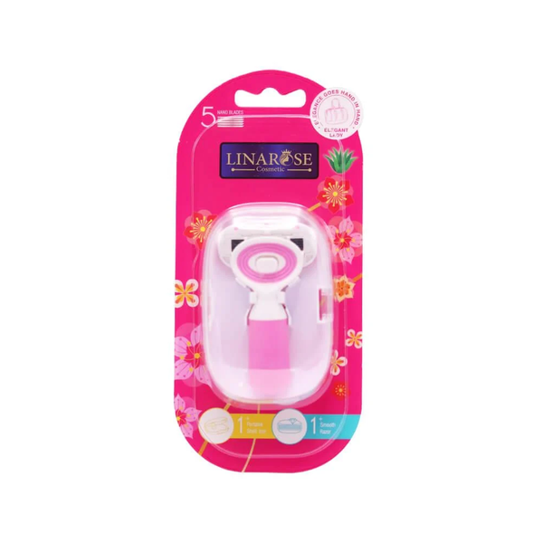 Linarose Mini Shaver with Aloe Vera Strip 1pc