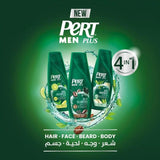 Pert Plus Men 4-in-1 Deep Cleansing Shampoo Caffeine-Charcoal 360ml