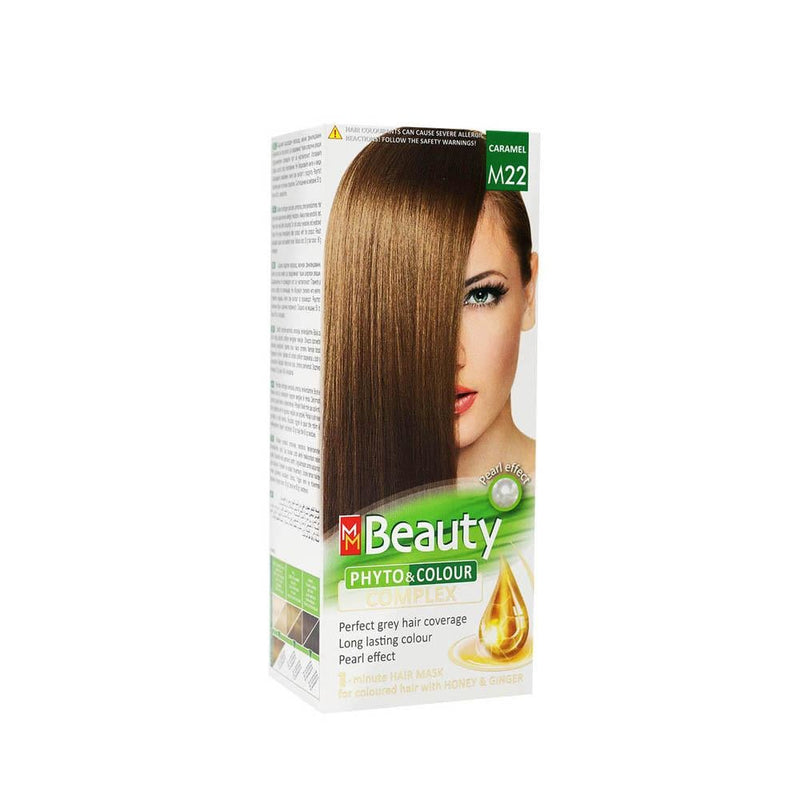 Shop Hair Dye Caramel M22 Long-Lasting Colour MM Beauty 1 Pack