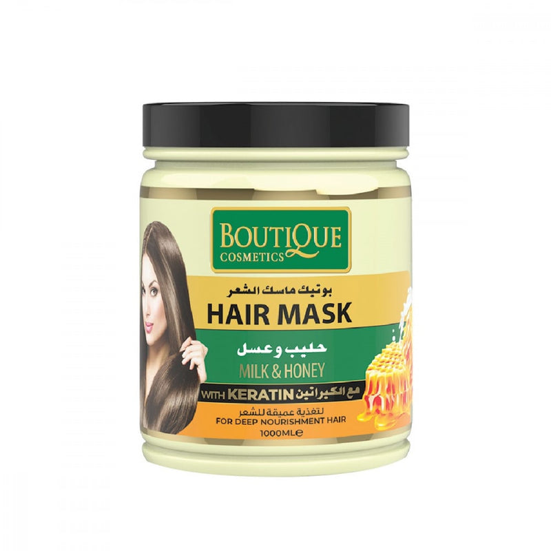 Boutique Milk and Honey Hair Mask, Deep Conditioning Treatment, 1000ml
