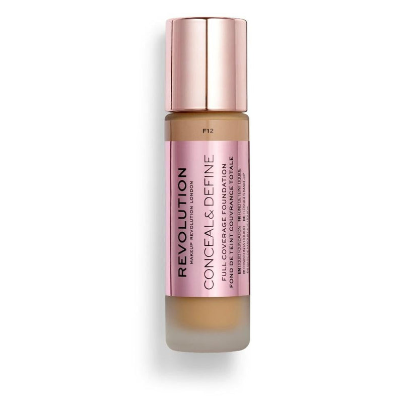 Best Liquid Foundation Radiant Glow Smooth Finish F12 Revolution 23ml