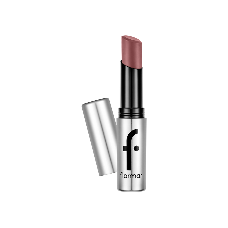 Flormar Lightwhite Powder Lipstick, Matte Finish, Shea Butter, 003