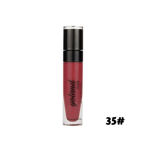 Top Rated Liquid Lipstick Creamy Oil Blend Shade 35 Yoland Beauty 6ml