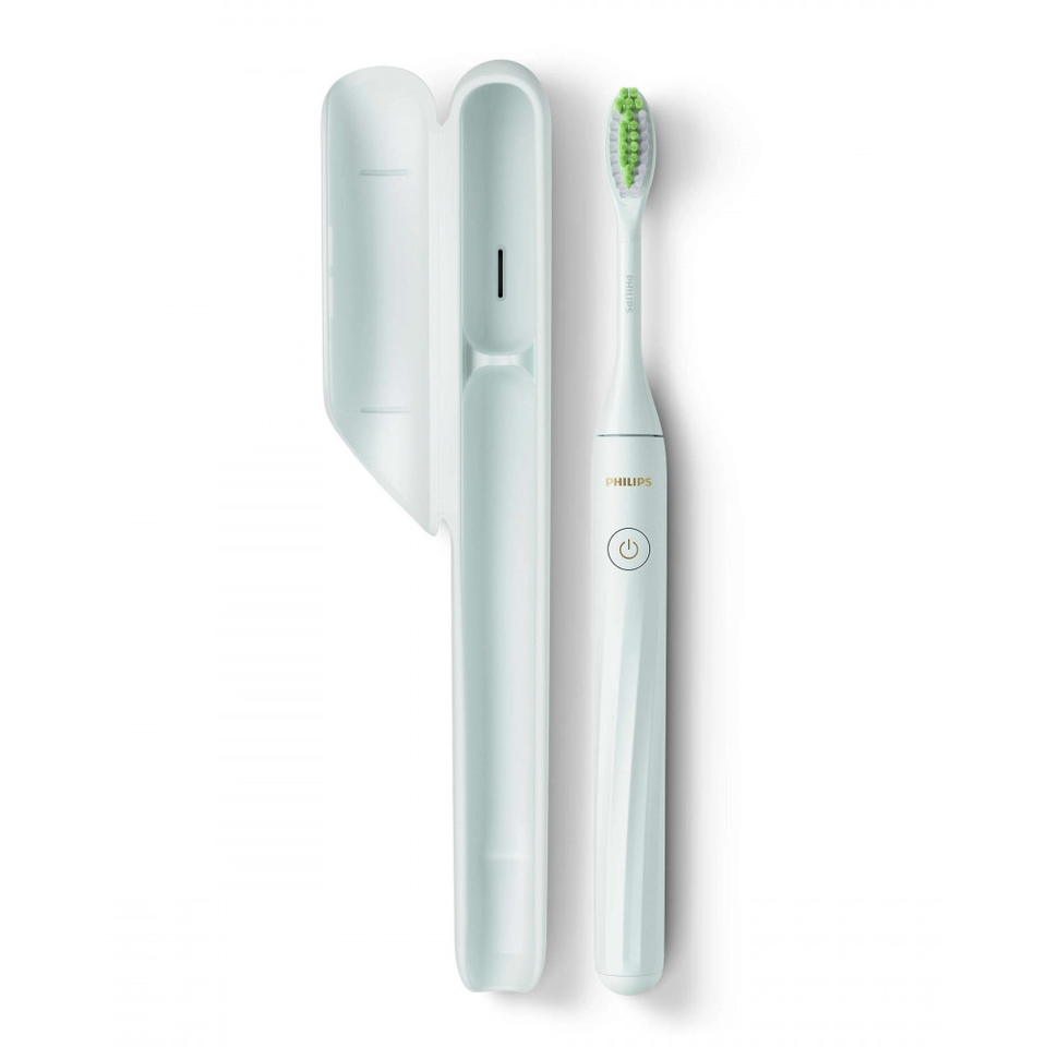 Philips One Sonicare Toothbrush Mint Blue Micro-vibrations & Timer Included 90 days battery