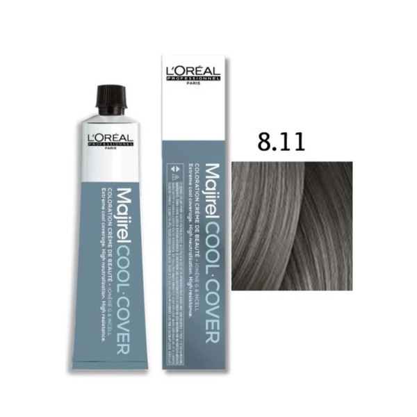 Blonde Hair Dye Deep Ash Blonde Permanent Color 8.11 L'Oreal 50ml
