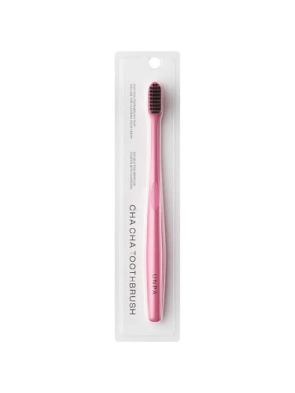 Upa Onba Cha Cha Bamboo Charcoal Toothbrush - Pink