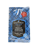 Exfoliating Loofah Wash Cloth Natural Blue Moroccan Jardin d'Oléane 1 Count