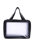 Salon System Large Transparent Cosmetic Bag with Handle